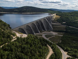 Daniel-Johnson Dam and Manic-5 Generating Station