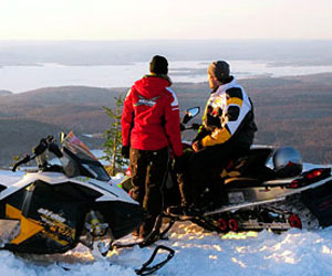 Snowmobiling in Quebec
