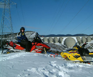 The Côte-Nord region is a choice destination for snowmobilers