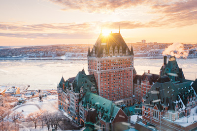 Treat yourself to the unparalleled comfort of Fairmont Le Château Frontenac