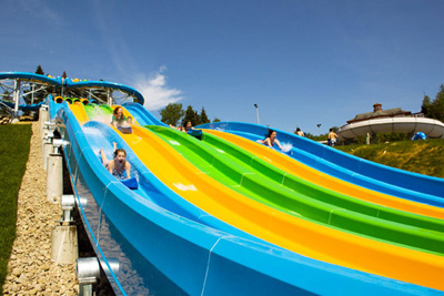 Visit the water parks for lots of laughs with family