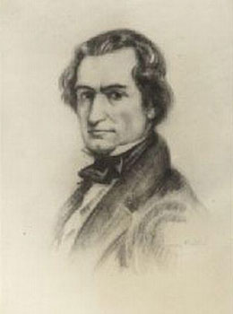 Drawn portrait of Denis-Benjamin Papineau.
