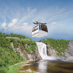 See the waterfall from every angle at the Parc de la Chute-Montmorency