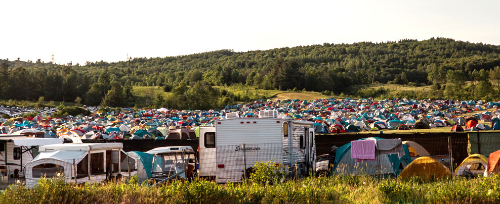 Festivals where you can camp in Quebec