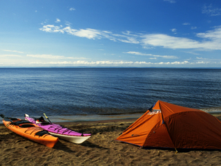 Campground at Parc national de la Pointe-Taillon - Saguenay–Lac-Saint-Jean