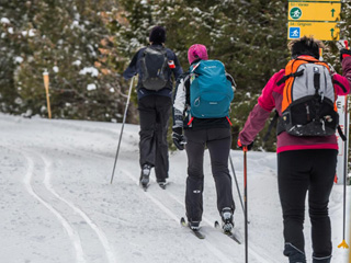 Cross-country ski center - Camping Sainte-Agathe-des-Monts