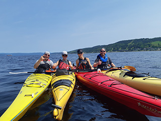 La Baie en kayak