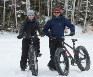Fatbiking at Daaquam outfitters