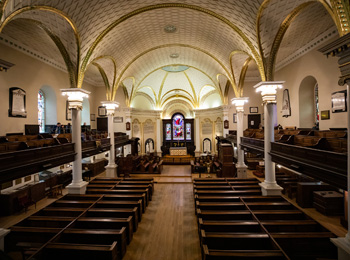 Inside the Cathedral of the Holy Trinity