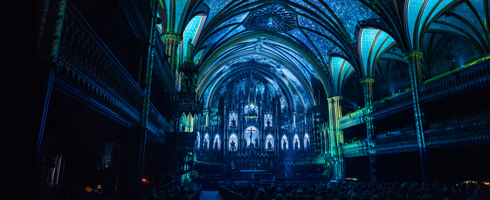 AURA, a luminous experience at the Montreal Notre-Dame ...