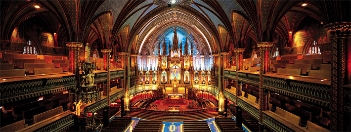 Notre-Dame Basilica, photo credit Tourisme Montréal - Stéphane Poulin