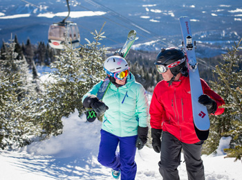 Skiers at Mont-Tremblant