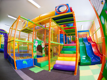 Colourful play structure for children