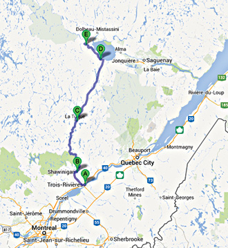 Carte Google Road Trip Take a Closer Look!
