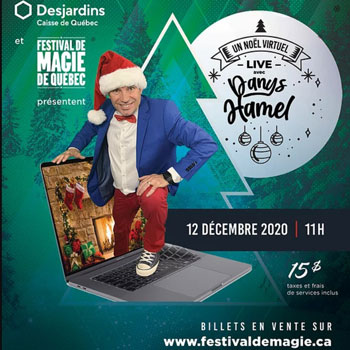 A magic show for the whole family presenfted by the Festival de magie de Québec