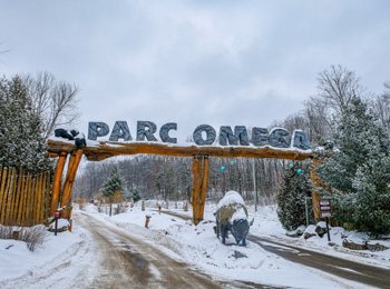 Entrance at Parc Omega