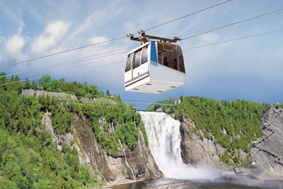 See the waterfall from every angle at the Parc de la Chute-Montmorency