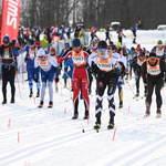The Gatineau Loppet, the biggest international cross-country ski event in Canada
