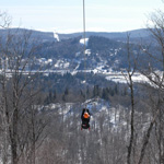 Go for zipline and snowmobile adventures at Tyroparc!