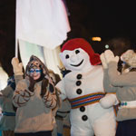 Snowballs of fun at the Québec Winter Carnival!