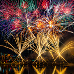 A fireworks extravaganza at the International des Feux Loto-Québec!